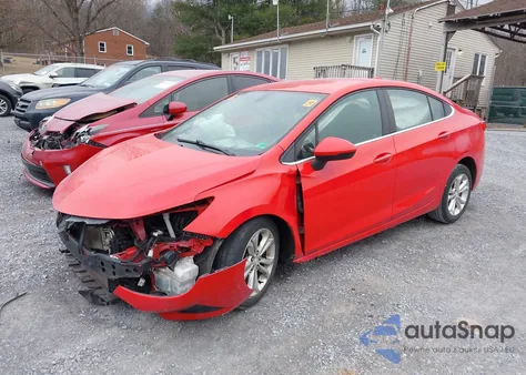 2019 Chevrolet Cruze Lt from USA, damaged, VIN 1G1BE5SM0K7112792
